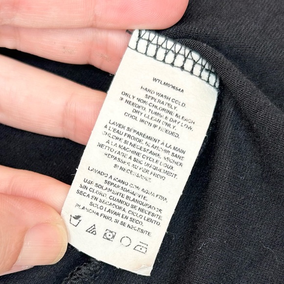 Rock 47 by Wrangle  Black Fringe Embroidered Short Sleeve Open Front Kimono - Picture 7 of 10